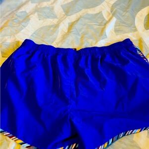 Woman’s workout shorts brand is champion size large